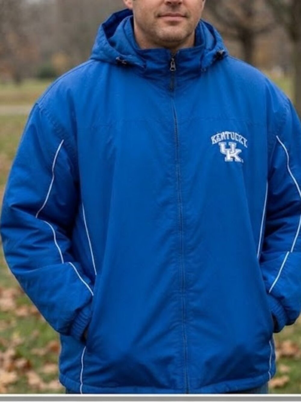 NCAA UK Kentucky Haevyweight Warm Coat with Hood XXL